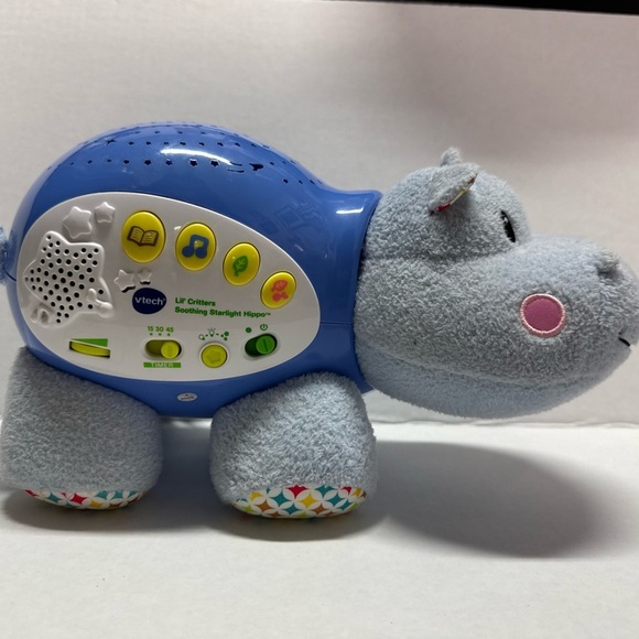 VTech Lil Critters Soothing Starlight Hippo Music and projector - Picture 1 of 2